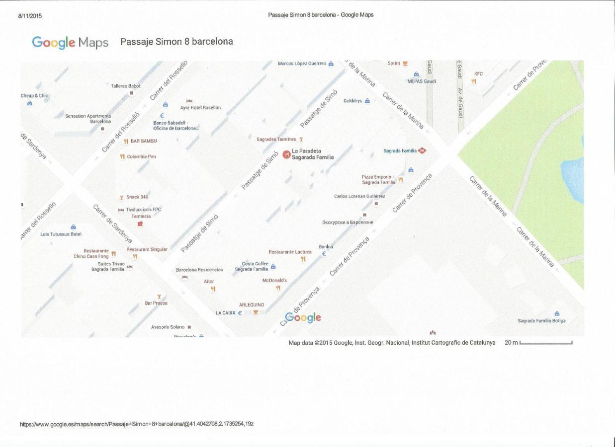 Sagrada Familia Apartament Βαρκελώνη Εξωτερικό φωτογραφία
